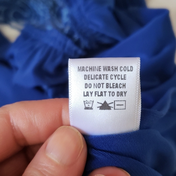 Sexy Royal Blue Racerback Sleeveless Tank Top - Picture 9 of 9